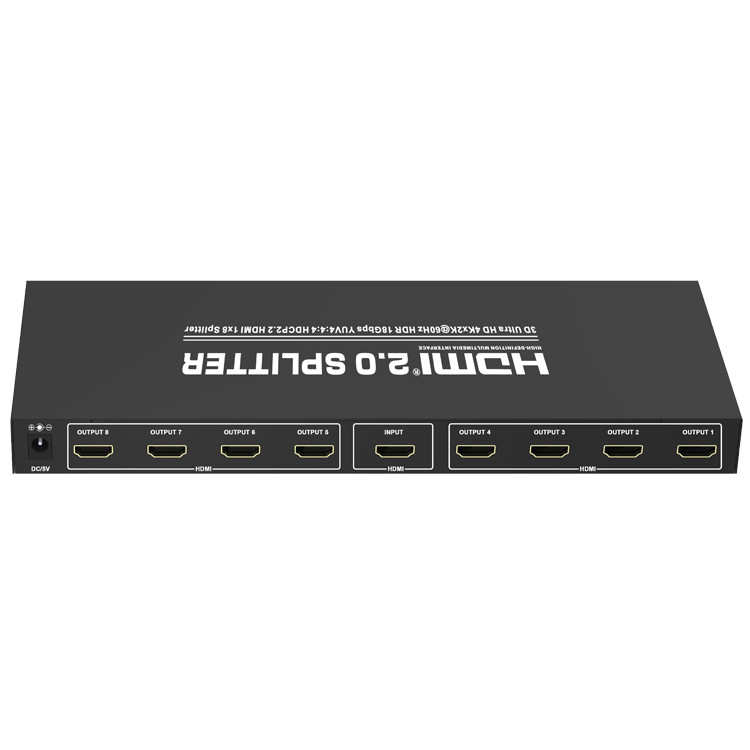 19 PIN 1 Input 8 Output 1x8 HDMI 4K Splitter