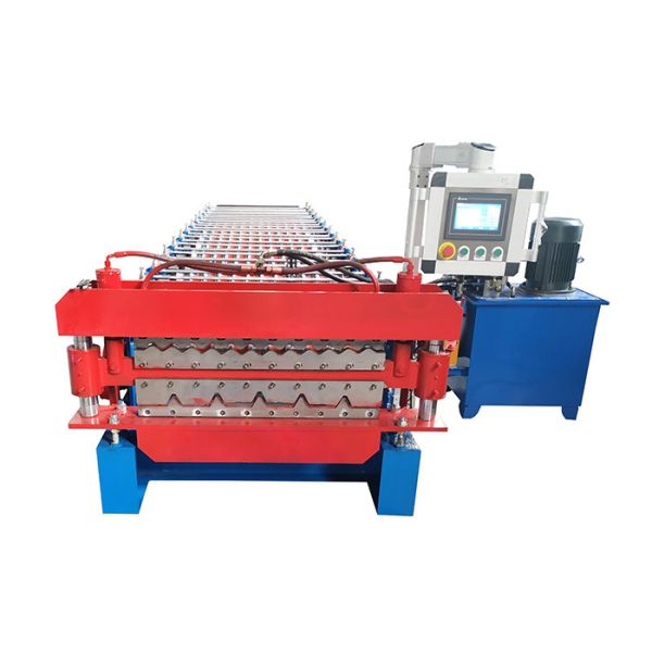 0.3-0.7mm Ppgi Roof Double Layer Sheet Roll Forming Machine