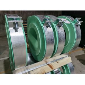 160K double clamps chemical energy pipe Sliding Pipe Support