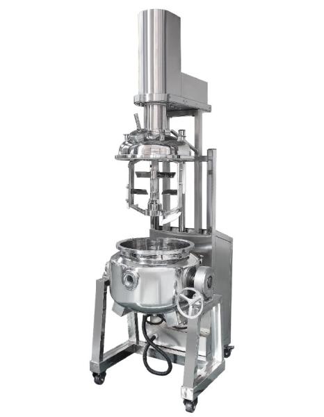 Double Jacket Electric Heating Industrial Mixer Machine Cosmetic Cream Lotion
