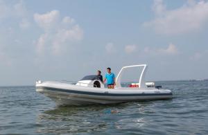China 32 Feet Orca Inflatable Boats , Hypalon Inflatable Boats With Large Sight Viewing on sale