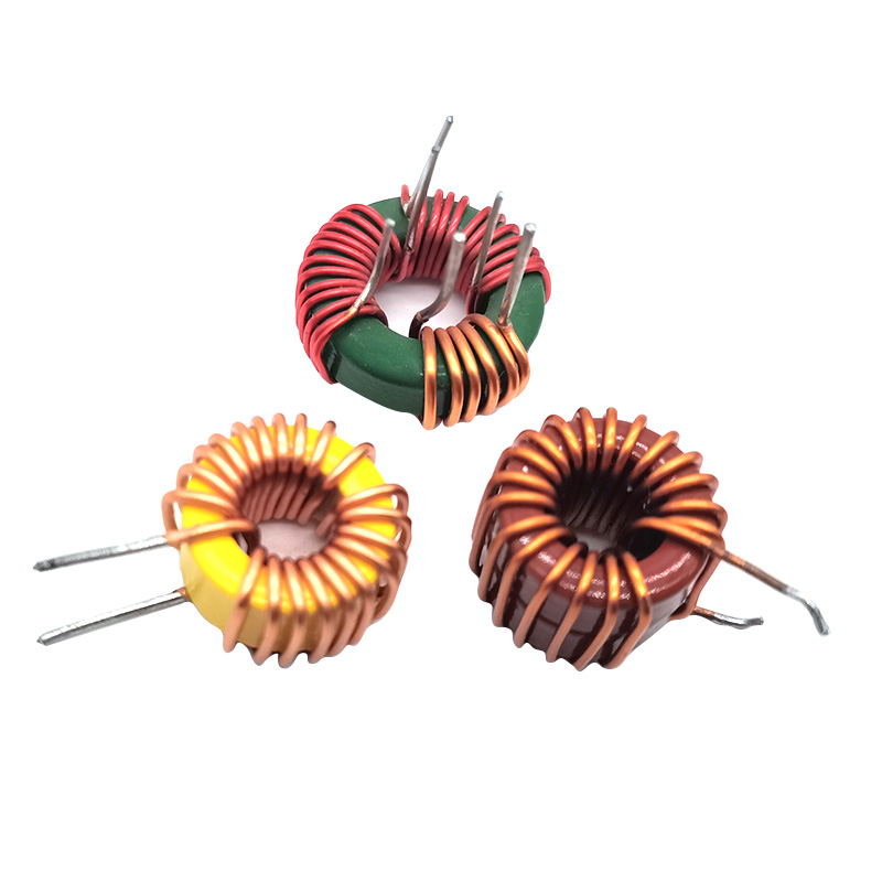 copper wire ferrite core choke coil magnetic inductor coil through hole common mode choke for EMI filter