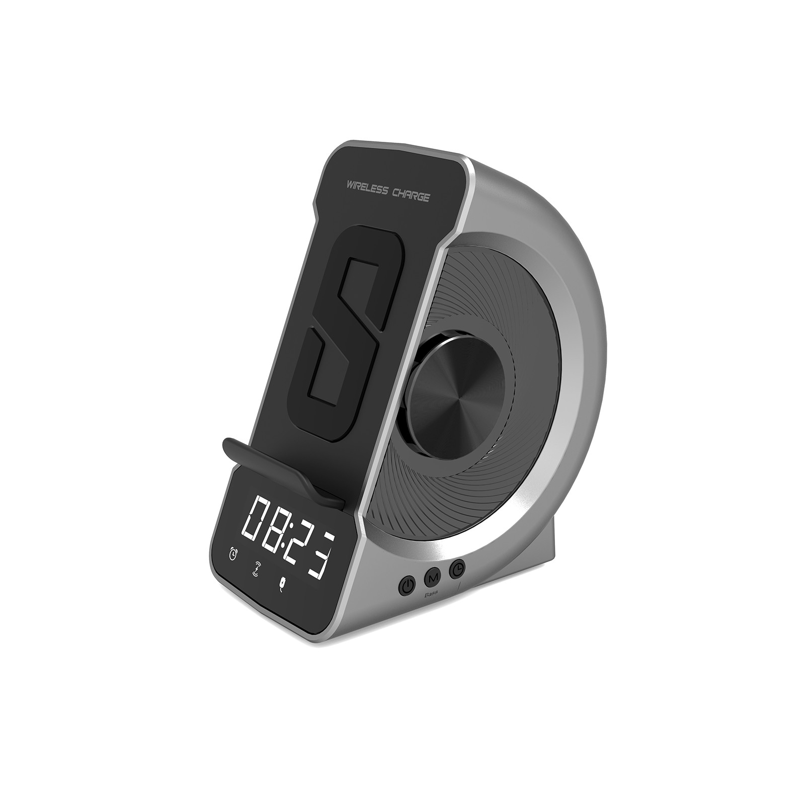 With Bluetooth Speaker Wireless Charger With Clock And Fast Charger