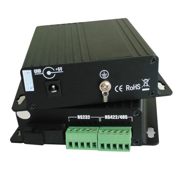 Industrial RS232/RS422/RS485 Serial to Fiber Media Converter