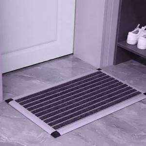 Quality Outdoor Entrance Rugs Anti Slip Safety Mat Aluminum Doormat 10MM Thick wholesale