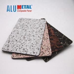 China 5000mm Marble Aluminum Composite Panel AA1100 8mm Wood Grain Acp Exterior Cladding on sale