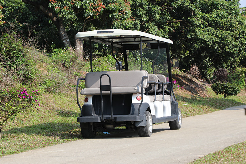 White 8+3 Seat Tourist Electric Sightseeing Shuttle Bus CE Approved