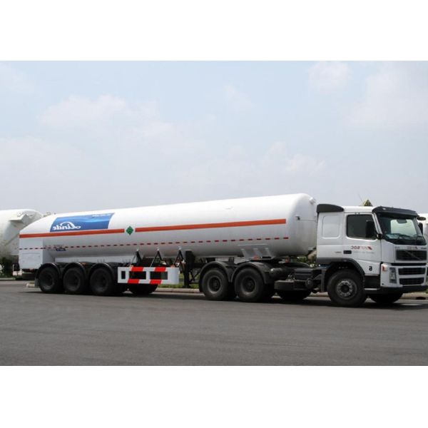 3 Axles 52600L LNG Tanker Semi Trailer for Liquid Natural Gas