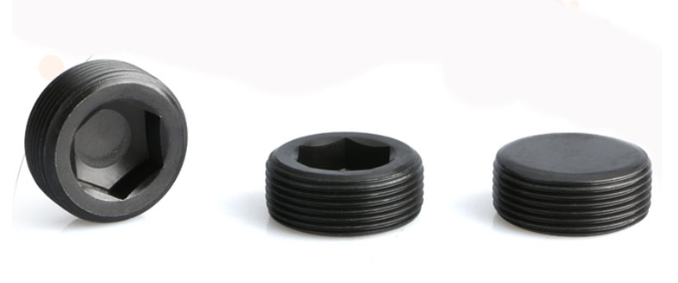 Metric Black Oxide Hexagon Socket Pipe Plugs Carbon Steel