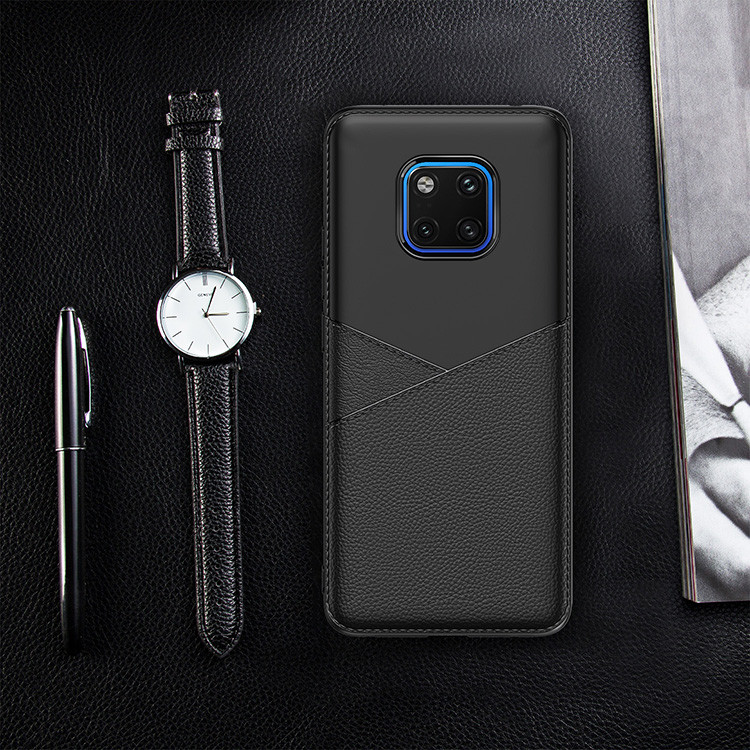 Black Blue Brown Business PU+TPU Protective Case Back Cover for Xiaomi Mi6x Redmi Y2/S2 F1 Redmi note6 Pro A2 lite