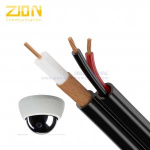 China RG59 / 18AWG / 2C Video Coaxial Cable / CCA Braid Siamese Cable For HDCVI , UL CE Listed on sale