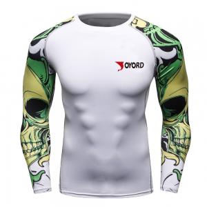 China MMA Sports Custom Swim Rash Guards  Digital Sublimation Printing Classical Collar on sale