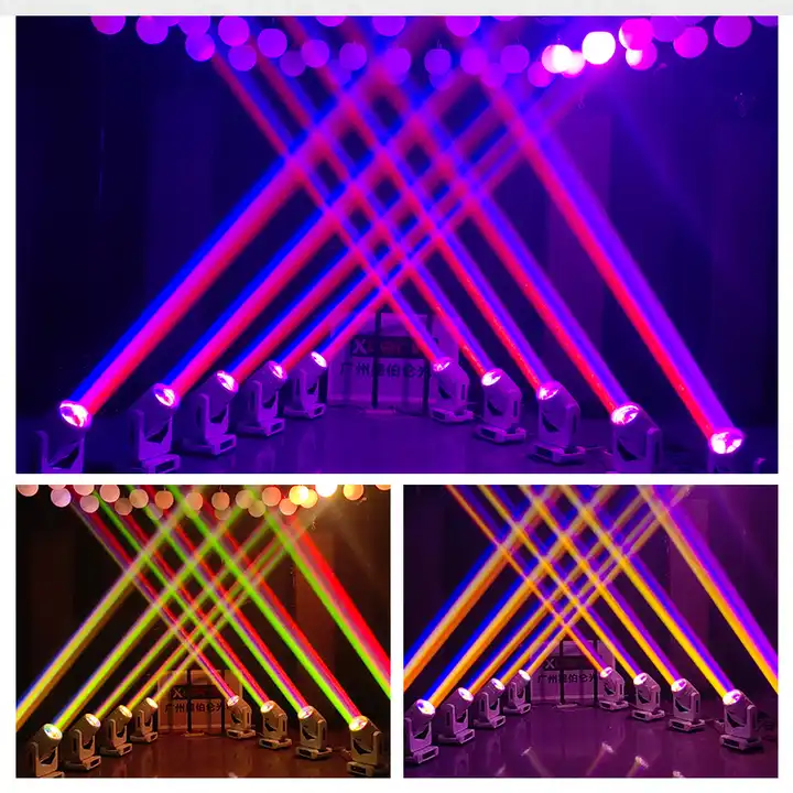 168lm Luminous Flux Stage Light Beam Moving Head for DJ Disco Party Bar Club Lighting