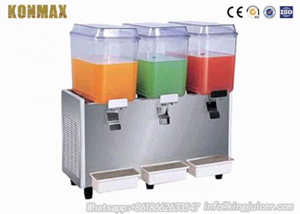 Cheap Automatic Frozen Beverage Dispensers With High Capacity For Fruit Juice 9L×3 for sale