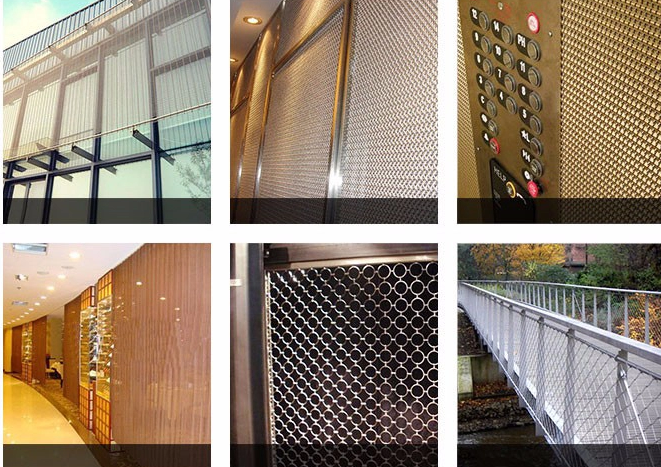 Woven 1.5m SS304 Decorative Wire Mesh