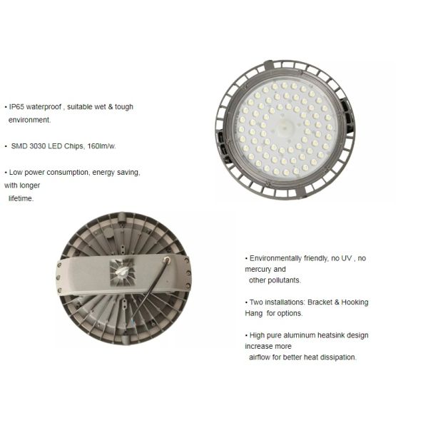 150w warehouse use UFO High Bay Lights