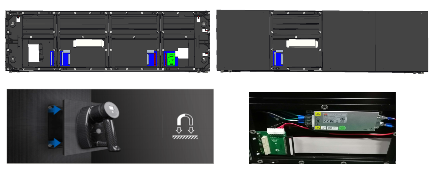 Ultra Thin Commercial Fine Pitch Led Display 8x12 Led Wall P1.5 P1.8 P1.9