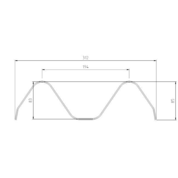 W Beam / Thire Beam Road Barrier Highway Guardrail Forming Machine 10m/Min-20m/min