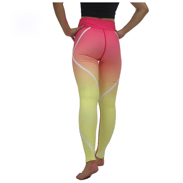 Lightweight Fitness Ladies Shaping Workout Leggings Yoga Athletic Wear Anti UV