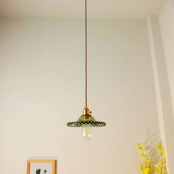 Glass dome pendant light For Bathroom Dining room Kitchen Lamp Fixtures (WH-GP-06)