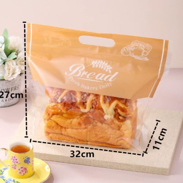 Waterproof Reusable Plastic Bread Bag For Baked Good Bags For Homemade
