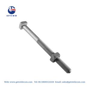 Quality Machine HDG Standard Galvanized Bolts And Nuts wholesale