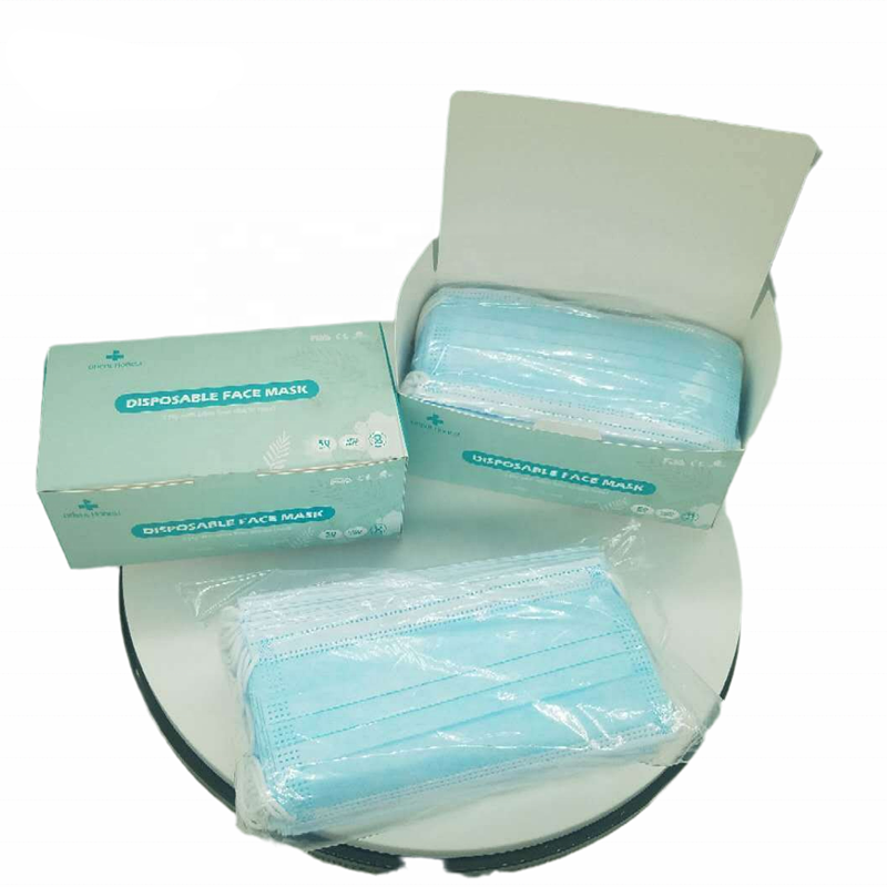 High Breathability Disposable Surgical Mask Non Woven With CE FDA ISO Certification