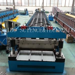 Quality Wall Board Roof Panel Roll Forming Machinery With 7.5KW 22 Stations wholesale