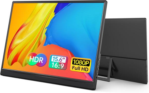 Cheap 15.6 Inch IPS Full View USB C Portable Computer Screen Ultra Slim With Kickstand 60Hz for sale