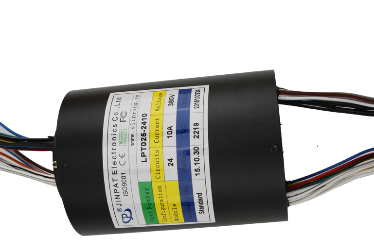 Test Equipment Compact Slip Ring 24 Circuit 10A 0~300rpm Long Life