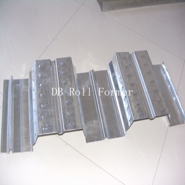Colored Steel Plate / Galvanized Board Floor Deck Roll Forming Machine With 30 Groups Rollers