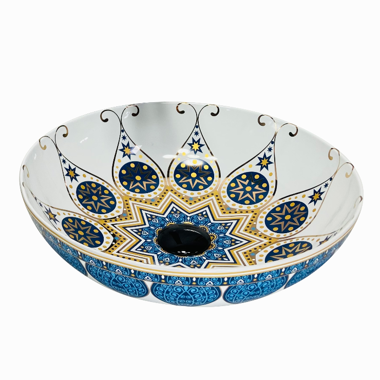 Wholesale Counter top Wash Basin Desktop Washbasin Table Top Art Basin Sanitary Ware Ceramic Bathroom Sinks for Hotel
