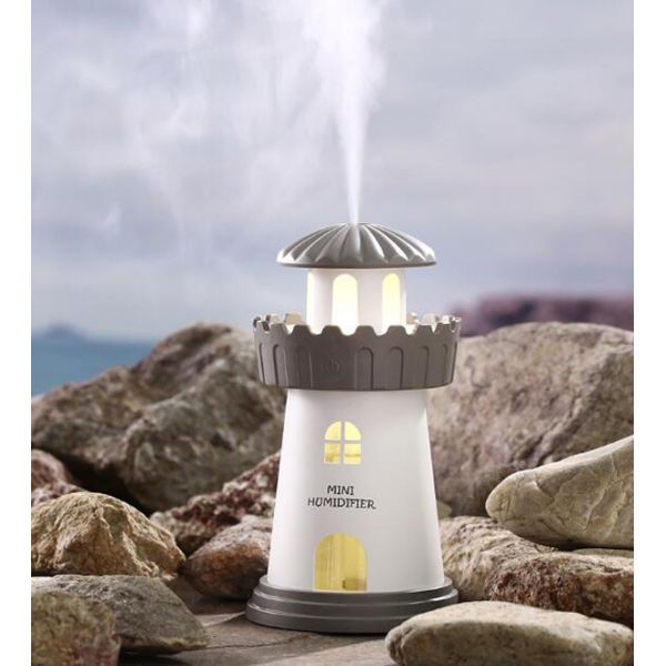 New Arrival Home Use Creative 150ml OEM USB Mini Lighthouse Air Humidifier