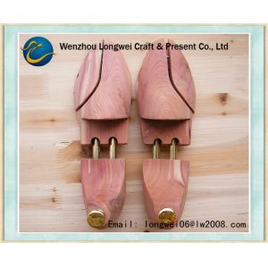 Quality Wooden Aromatic Cedar Shoe Stretchers Spring-Loaded for Women wholesale
