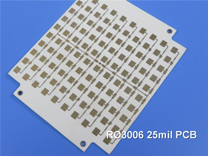 Rogers RO3006 PCB 25mmil 2 Layer Immersion Gold Circuit Boards