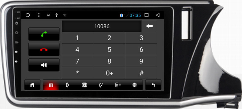 Ouchuangbo car radio android 6.0 for Honda City with capacitance multiple touch screen DDR3 2GB