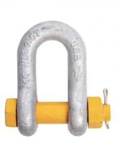 China RR-C-271D 1-1/8 Wide Body Shackles , WLL 9500KG Dee Shackles on sale