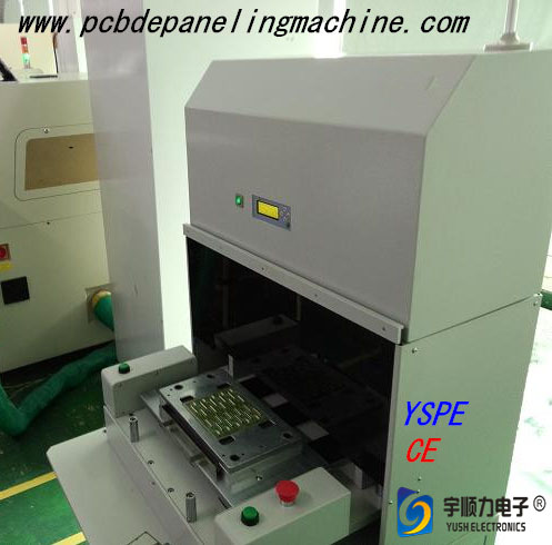 YSPE Blade Moving Type PCB One-way Direction Punching Machine with Conveyer Belt for SMT Production Line