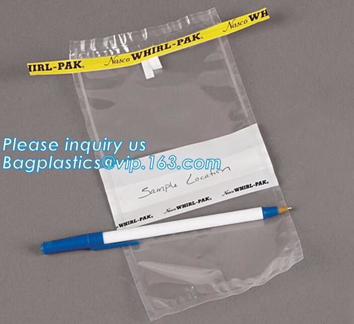Sterile Sampling Bag, TWIRL'EM | Labplas, Sampling Bags, Regular Tabs, Sterile, Sterile Sampling Bag for Stomacher Lab