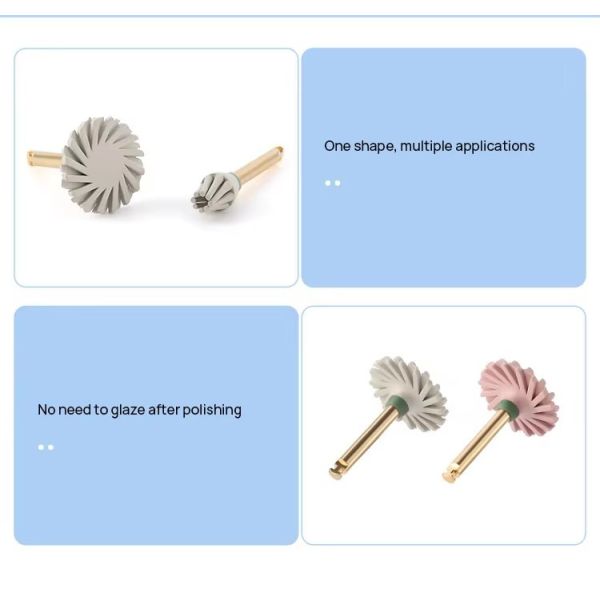 Dental Composite Polishing Burs Kit Professional Dental Polishing Tools for Composite Materials