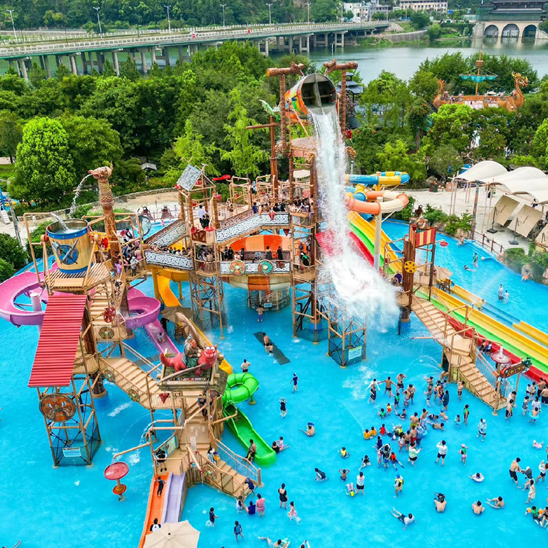 Artificial Tsunami Wave Pool Machine Vacuum Wave Pool Aqua Water Park Equipment
