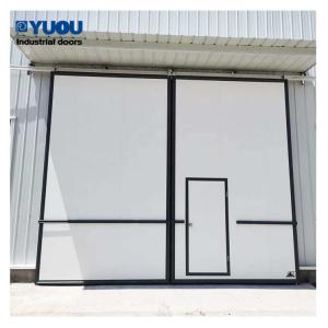 Quality Warehouse Large Industrial Sliding Doors Metal Automatic Customized Wearproof wholesale
