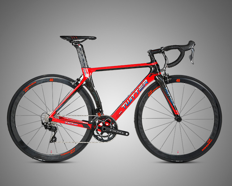 Stable Carbon Fiber Road Bike 22 Speed High Modulus Carbon Aero Racing Seat