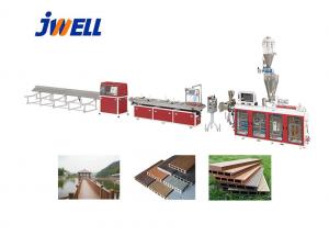 China Jwell PE WPC Plastic Recycling Floor Product Many Times Using Plastic Extruder Machine on sale