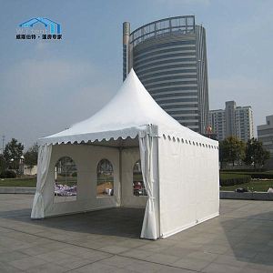 Quality Removable Beerfest Pagoda Event Tent White Frame Retardant Fabric wholesale