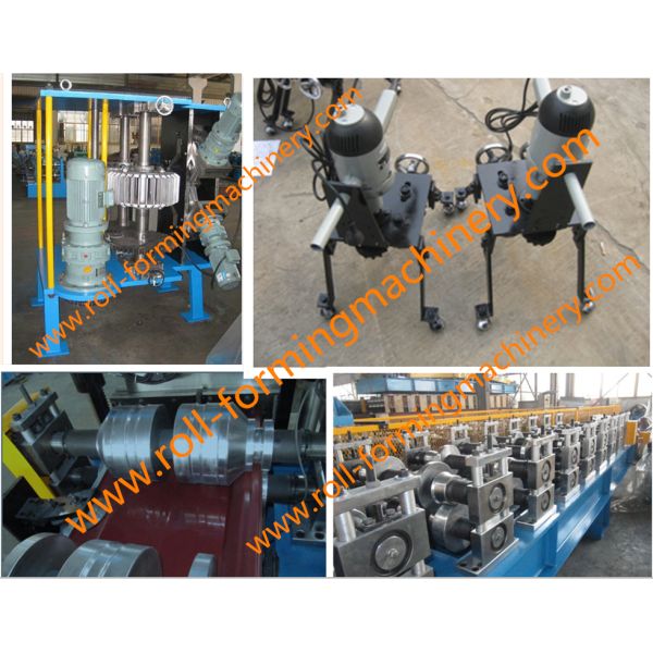 3 Phase Standing Seam Roll Forming Machine With Motor 7.5kw 50hz 380v