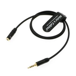 China 3.5mm TRRS Audio Cable Straight Male To Straight Female Extension Cord For Sony FX6 For Home Stereo Headphones 70cm on sale