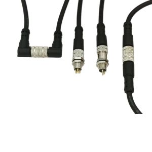 Industrial Automation Waterproof Cable Assemblies Male To Female 3 Pin