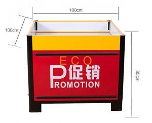 Fashion Design Metal Steel Supermarket Accessories Promotion Display Stands Table