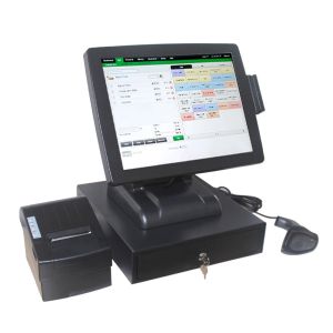 Quality 8 Digital Display 15 Inch 400cd/㎡ Touch Screen Pos Machine wholesale